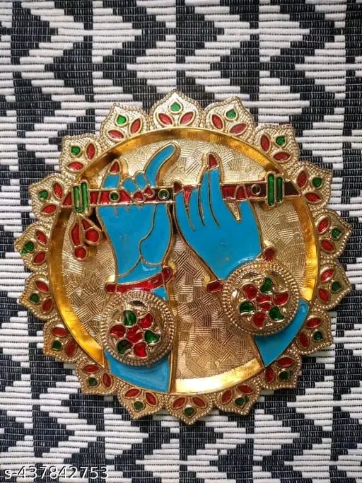 Krishna rathai Kunguma Chimil - 2 Containers Pooja Thali