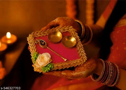 smaran raksha bandhan square kumkum plate